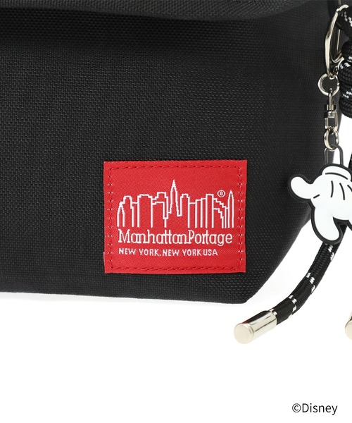 Manhattan Portage(マンハッタンポーテージ)の「NYLON MESSENGER BAG(XS)BACK POCKET W/ DIVIDER MAGNET / MICKEY / 26(メッセンジャーバッグ・レディース・ブラック・X-SMALL)」の13枚目の写真