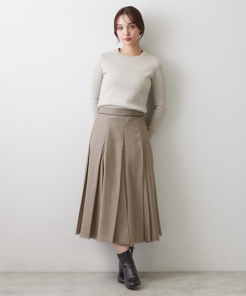 DRESSTERIOR(ドレステリア)の「コットンカシミヤ ラメニット(ニット/セーター・レディース・ナチュラル・38/36)」の5枚目の写真