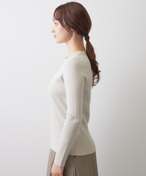 DRESSTERIOR(ドレステリア)の「コットンカシミヤ ラメニット(ニット/セーター・レディース・ナチュラル・38/36)」の8枚目の写真