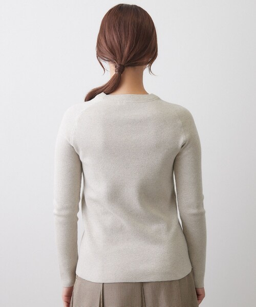 DRESSTERIOR(ドレステリア)の「コットンカシミヤ ラメニット(ニット/セーター・レディース・ナチュラル・38/36)」の9枚目の写真