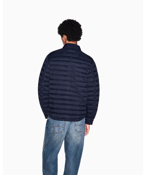 ARMANI EXCHANGE(アルマーニエクスチェンジ)の「【A|X アルマーニ エクスチェンジ】シャツカラー ダウンジャケット(ZOZO限定カラー含)(ダウンジャケット/コート・メンズ・ダークネイビー/ブラック・X-SMALL/X-LARGE/SMALL/MEDIUM/LARGE)」の5枚目の写真