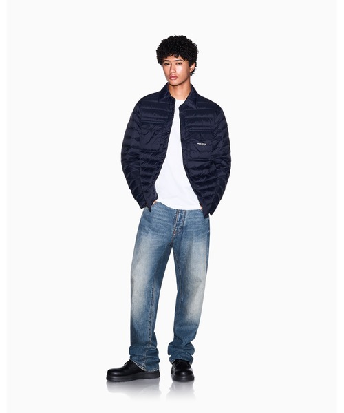 ARMANI EXCHANGE(アルマーニエクスチェンジ)の「【A|X アルマーニ エクスチェンジ】シャツカラー ダウンジャケット(ZOZO限定カラー含)(ダウンジャケット/コート・メンズ・ダークネイビー/ブラック・X-SMALL/X-LARGE/SMALL/MEDIUM/LARGE)」の7枚目の写真
