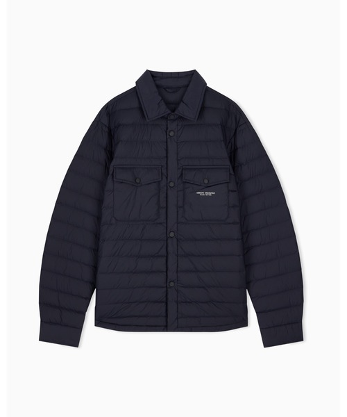 ARMANI EXCHANGE(アルマーニエクスチェンジ)の「【A|X アルマーニ エクスチェンジ】シャツカラー ダウンジャケット(ZOZO限定カラー含)(ダウンジャケット/コート・メンズ・ダークネイビー/ブラック・X-SMALL/X-LARGE/SMALL/MEDIUM/LARGE)」の8枚目の写真