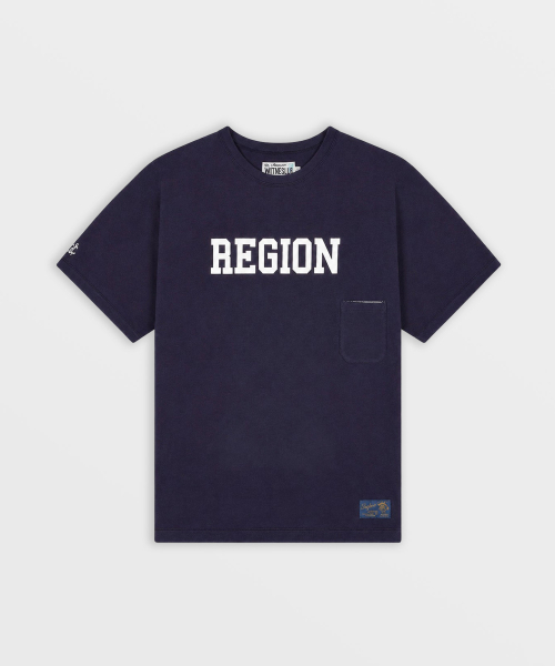 SAFARISPOT(サファリスポット)の「リージョンモータース クラブ ポケット Tシャツ (ネイビー)(Tシャツ/カットソー・レディース・その他・1)」の1枚目の写真