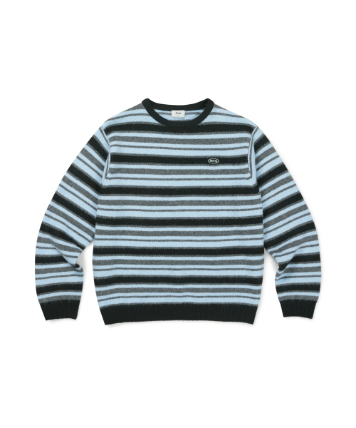 MMLG（エムエムエルジー）の「AURORA STRIPE KNIT (BLACK)（ニット/セーター・レディース・その他・LARGE/SMALL/MEDIUM/X-LARGE）」の2枚目の写真