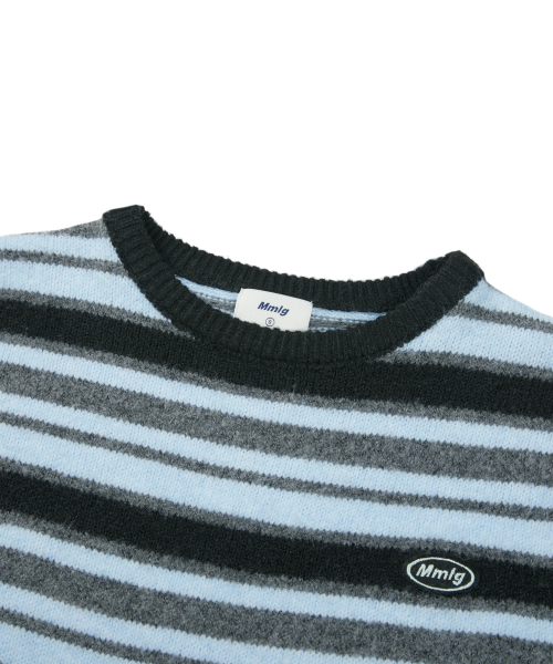 MMLG（エムエムエルジー）の「AURORA STRIPE KNIT (BLACK)（ニット/セーター・レディース・その他・LARGE/SMALL/MEDIUM/X-LARGE）」の4枚目の写真