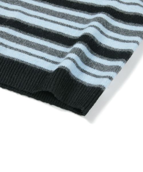 MMLG（エムエムエルジー）の「AURORA STRIPE KNIT (BLACK)（ニット/セーター・レディース・その他・LARGE/SMALL/MEDIUM/X-LARGE）」の7枚目の写真