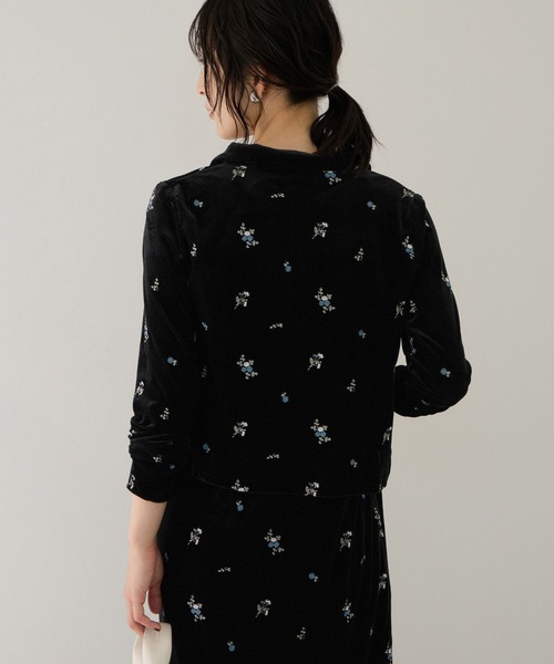 VIS(ビス)の「カラー刺繍ベロアカーディガン(カーディガン/ボレロ・レディース・ブラウン系その他/ブラック系その他・FREE)」の16枚目の写真