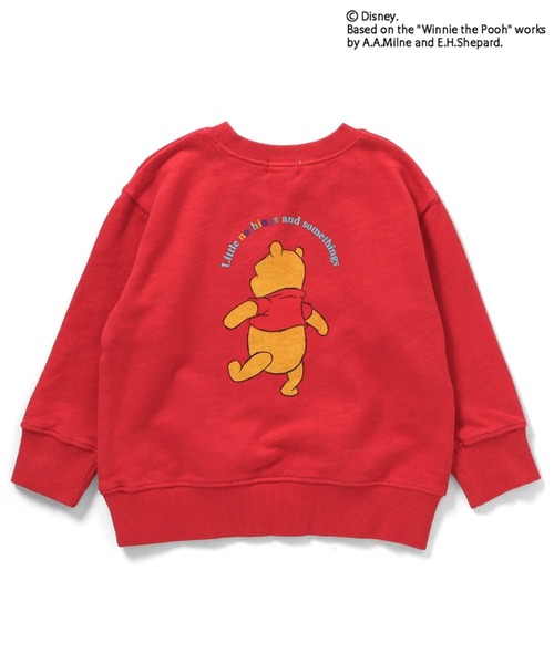 F.O.KIDS（エフオーキッズ）の「F.O.KIDS/エフオーキッズ ディズニーキャラクター Pooh 4色2柄トレーナー プーさん 子供服 通園 かわいい おでかけ カジュアル 2026秋冬 秋服 冬服（スウェット・キッズ・レッド/グリーン/アイボリー/キャメル・130/140/150/160）」の13枚目の写真