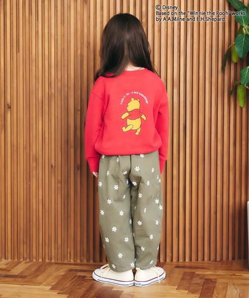 F.O.KIDS（エフオーキッズ）の「F.O.KIDS/エフオーキッズ ディズニーキャラクター Pooh 4色2柄トレーナー プーさん 子供服 通園 かわいい おでかけ カジュアル 2026秋冬 秋服 冬服（スウェット・キッズ・レッド/グリーン/アイボリー/キャメル・130/140/150/160）」の10枚目の写真
