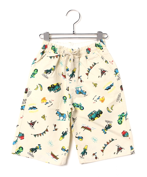 GLOBAL WORK（グローバルワーク）の「【ジュニア】プリペラプリントショーツ/714723（その他パンツ・キッズ・ホワイト系その他/ネイビー/カーキ/イエロー/ダークブルー/ホワイト/グリーン/レッド・SMALL/MEDIUM）」の3枚目の写真