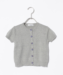 SHIPS KIDS | SHIPS KIDS:ソリッド/リバティ ショートスリーブ カーディガン(100～130cm)(カーディガン/ボレロ)