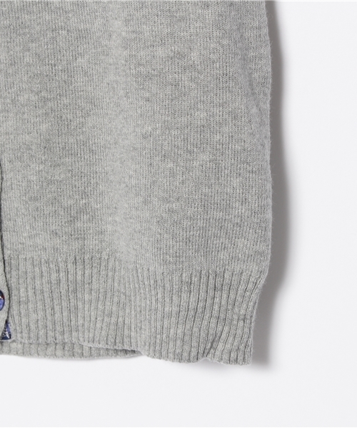 SHIPS KIDS（シップスキッズ）の「SHIPS KIDS:ソリッド/リバティ ショートスリーブ カーディガン(100～130cm)（カーディガン/ボレロ・キッズ・ホワイト/グレー/グリーン・100/120/110/130）」の7枚目の写真