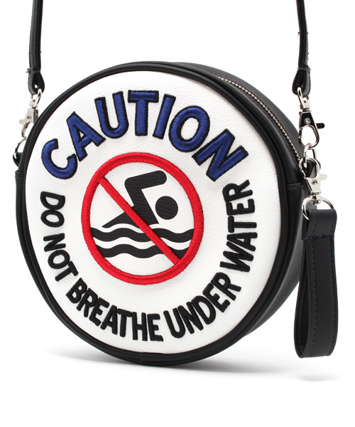 MOUSSY（マウジー）の「CAUTION POCHETTE（ショルダーバッグ・レディース・イエロー/ホワイト・FREE）」の5枚目の写真