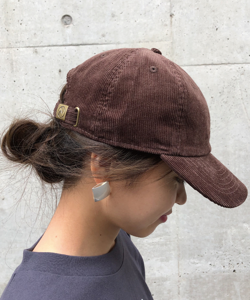 newhattan(ニューハッタン)の「【newhattan】ニューハッタン/コーデュロイキャップ(キャップ・レディース・ブラウン/キャメル/ベージュ/ネイビー/ブラック/モスグリーン/ワインレッド/グレー・フリー)」の21枚目の写真
