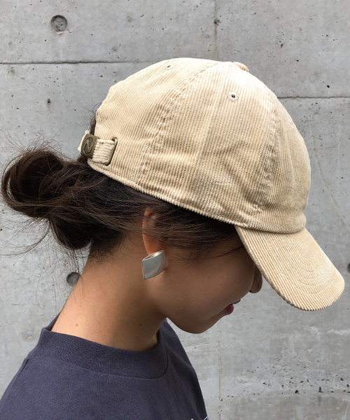 newhattan(ニューハッタン)の「【newhattan】ニューハッタン/コーデュロイキャップ(キャップ・レディース・ブラウン/キャメル/ベージュ/ネイビー/ブラック/モスグリーン/ワインレッド/グレー・フリー)」の22枚目の写真