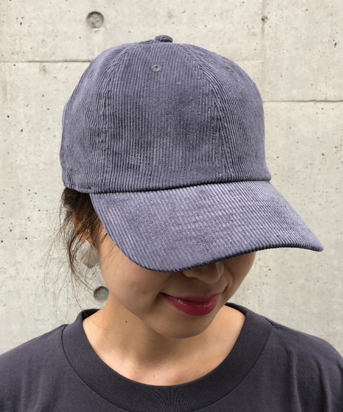 HERMES ダークグレー コーデュロイ キャップ60 HERMES ダークグレー