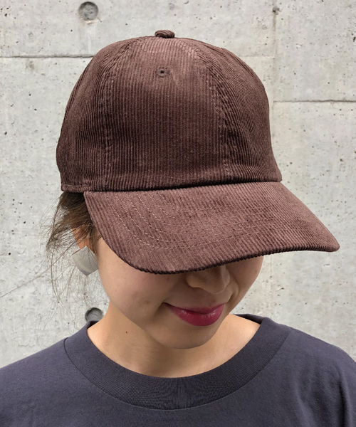 newhattan(ニューハッタン)の「【newhattan】ニューハッタン/コーデュロイキャップ(キャップ・レディース・ブラウン/キャメル/ベージュ/ネイビー/ブラック/モスグリーン/ワインレッド/グレー・フリー)」の17枚目の写真