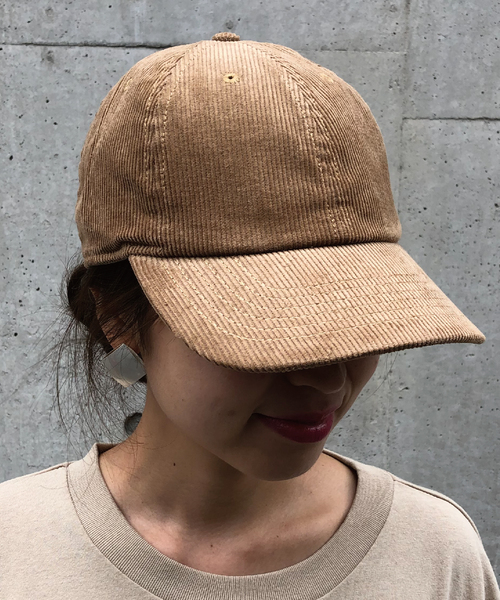 newhattan(ニューハッタン)の「【newhattan】ニューハッタン/コーデュロイキャップ(キャップ・レディース・ブラウン/キャメル/ベージュ/ネイビー/ブラック/モスグリーン/ワインレッド/グレー・フリー)」の13枚目の写真