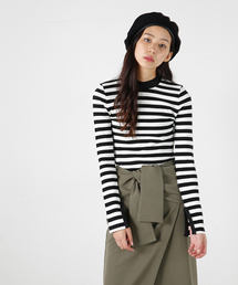 MOUSSY | SLIT LONG SLEEVE TOPJ(Tシャツ/カットソー)