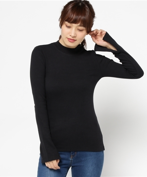 MOUSSY（マウジー）の「SLIT LONG SLEEVE TOPJ（Tシャツ/カットソー・レディース・ホワイト/ホワイト系その他/レッド系その他/ブラック・1/2）」の14枚目の写真