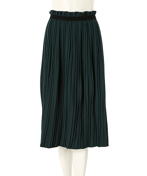 fifth（フィフス）の「ロングプリーツスカート（スカート・レディース・ブラック/グリーン/ボルドー/ホワイト/ネイビー/ベージュ・MEDIUM）」の17枚目の写真