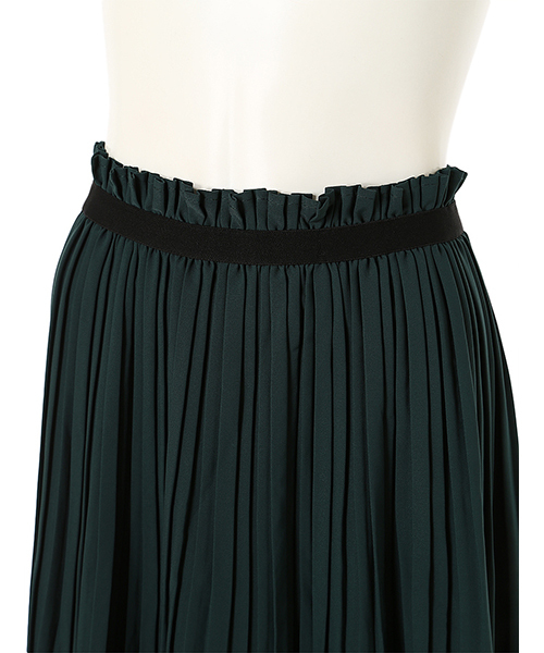 fifth（フィフス）の「ロングプリーツスカート（スカート・レディース・ブラック/グリーン/ボルドー/ホワイト/ネイビー/ベージュ・MEDIUM）」の12枚目の写真