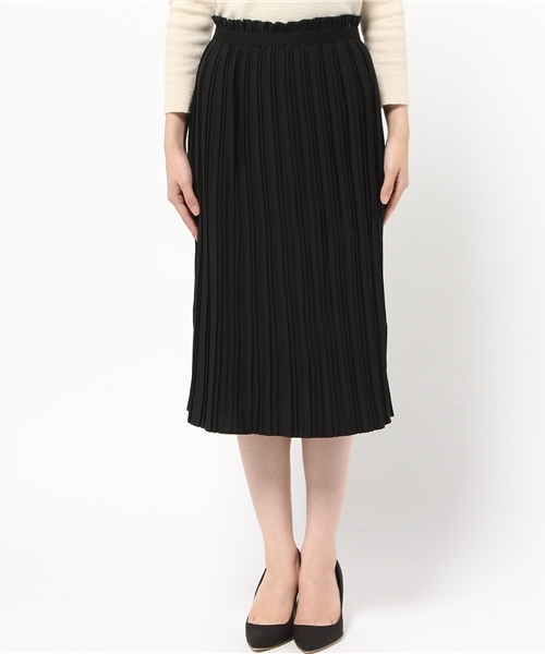 fifth（フィフス）の「ロングプリーツスカート（スカート・レディース・ブラック/グリーン/ボルドー/ホワイト/ネイビー/ベージュ・MEDIUM）」の7枚目の写真