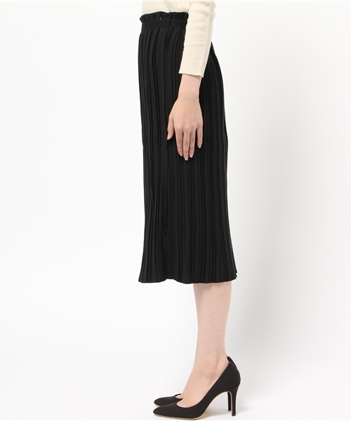 fifth（フィフス）の「ロングプリーツスカート（スカート・レディース・ブラック/グリーン/ボルドー/ホワイト/ネイビー/ベージュ・MEDIUM）」の8枚目の写真