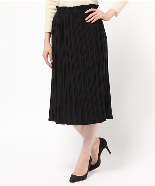 fifth（フィフス）の「ロングプリーツスカート（スカート・レディース・ブラック/グリーン/ボルドー/ホワイト/ネイビー/ベージュ・MEDIUM）」の16枚目の写真
