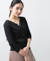 WEGO | WEGO/2WAYリブロングスリーブカットソー(Tシャツ/カットソー)