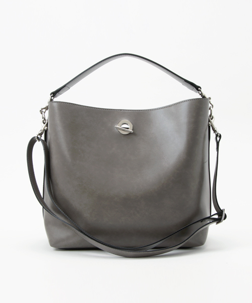 STUDIOUS（ステュディオス）の「STUDIOUS コンパクトリングバッグ（ショルダーバッグ・レディース・ブラック/グレー・FREE）」の16枚目の写真