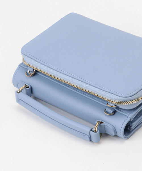 NATURAL BEAUTY BASIC（ナチュラルビューティーベーシック）の「 【VERY 7月号掲載】パーソナルマルチショルダーバッグ（ショルダーバッグ・レディース・ホワイト系その他/ベージュ/ブルー・ﾌﾘ-）」の6枚目の写真