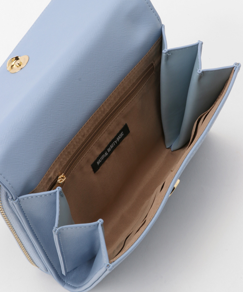 NATURAL BEAUTY BASIC（ナチュラルビューティーベーシック）の「 【VERY 7月号掲載】パーソナルマルチショルダーバッグ（ショルダーバッグ・レディース・ホワイト系その他/ベージュ/ブルー・ﾌﾘ-）」の7枚目の写真