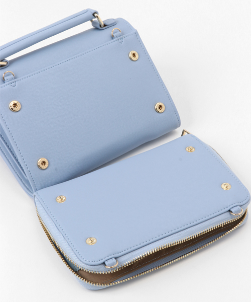 NATURAL BEAUTY BASIC（ナチュラルビューティーベーシック）の「 【VERY 7月号掲載】パーソナルマルチショルダーバッグ（ショルダーバッグ・レディース・ホワイト系その他/ベージュ/ブルー・ﾌﾘ-）」の8枚目の写真