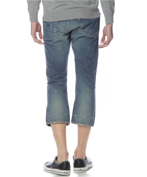 HYSTERIC GLAMOUR（ヒステリックグラマー）の「SP加工デニム×アーミーサテンロールアップクロップドPT（その他パンツ・メンズ・インディゴブルー・28inch/30inch/32inch）」の3枚目の写真