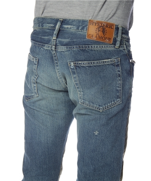 HYSTERIC GLAMOUR（ヒステリックグラマー）の「SP加工デニム×アーミーサテンロールアップクロップドPT（その他パンツ・メンズ・インディゴブルー・28inch/30inch/32inch）」の5枚目の写真