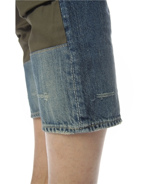 HYSTERIC GLAMOUR（ヒステリックグラマー）の「SP加工デニム×アーミーサテンロールアップクロップドPT（その他パンツ・メンズ・インディゴブルー・28inch/30inch/32inch）」の10枚目の写真