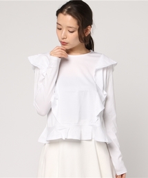 RNA | M0657 フリルロングスリーブTEE(Tシャツ/カットソー)