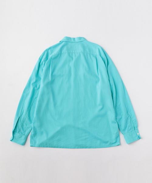 UNITED ARROWS & SONS(ユナイテッドアローズアンドサンズ)の「UNITED ARROWS & SONS(ユナイテッドアローズ&サンズ)CUP/CTN OPEN O/D ◆(シャツ/ブラウス・メンズ・オレンジ/ターコイズブルー・LARGE/X-LARGE/SMALL/MEDIUM)」の3枚目の写真