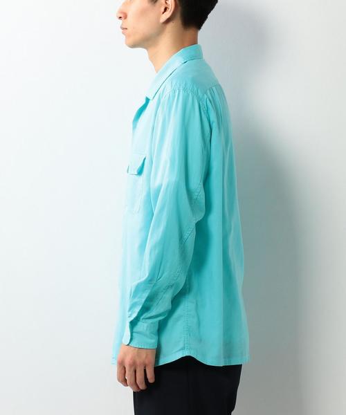 UNITED ARROWS & SONS(ユナイテッドアローズアンドサンズ)の「UNITED ARROWS & SONS(ユナイテッドアローズ&サンズ)CUP/CTN OPEN O/D ◆(シャツ/ブラウス・メンズ・オレンジ/ターコイズブルー・LARGE/X-LARGE/SMALL/MEDIUM)」の8枚目の写真