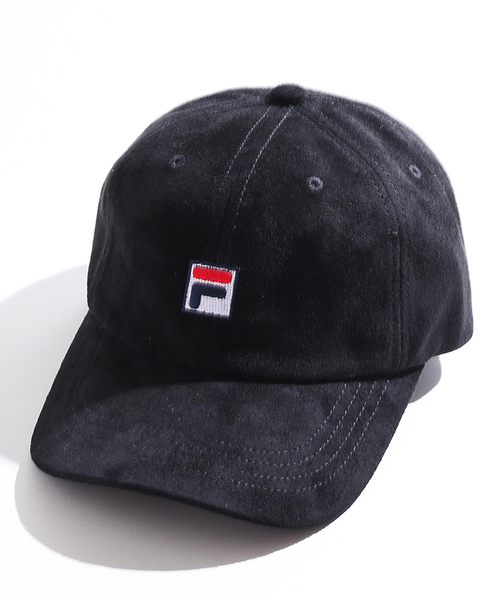 FILA（フィラ）の「∴WEGO/FILA別注フェイクスエードローキャップ（キャップ・メンズ・ピンク/レッド/ブラック/グレー・FREE）」の6枚目の写真