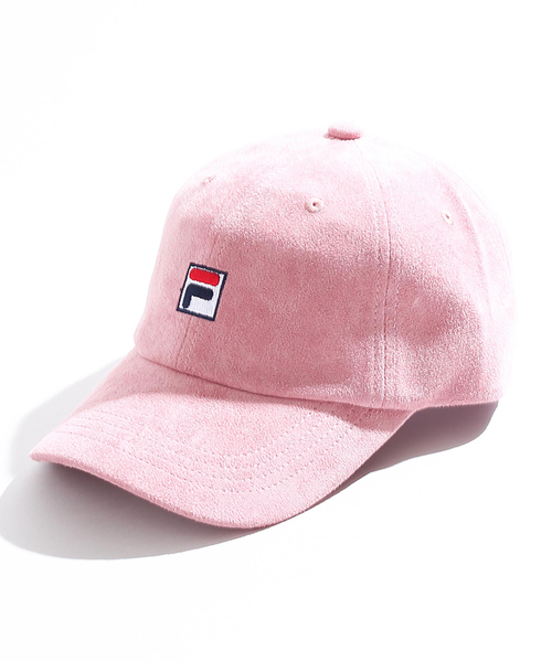 FILA（フィラ）の「∴WEGO/FILA別注フェイクスエードローキャップ（キャップ・メンズ・ピンク/レッド/ブラック/グレー・FREE）」の8枚目の写真