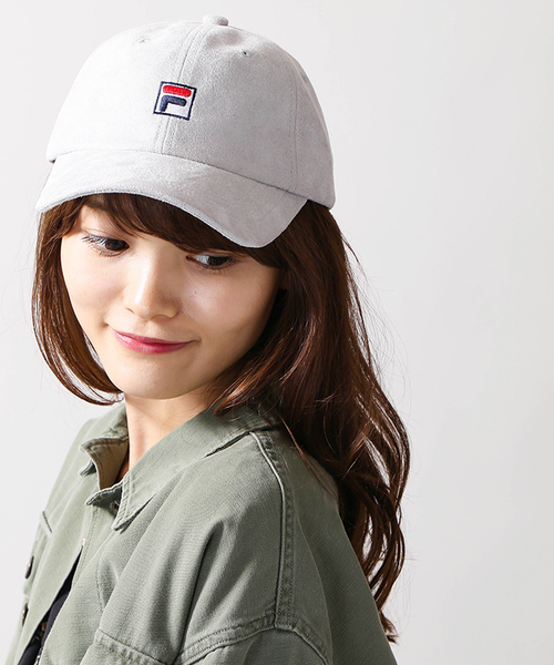 FILA（フィラ）の「∴WEGO/FILA別注フェイクスエードローキャップ（キャップ・メンズ・ピンク/レッド/ブラック/グレー・FREE）」の15枚目の写真