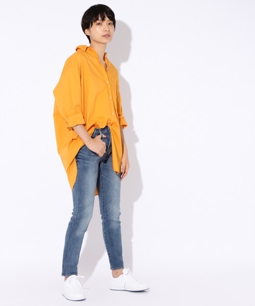 niko and...（ニコアンド）の「マーセBIGLONGシャツ【niko and ...】（シャツ/ブラウス・レディース・オリーブ/ブルー/マスタード/ホワイト・MEDIUM/LARGE）」の20枚目の写真