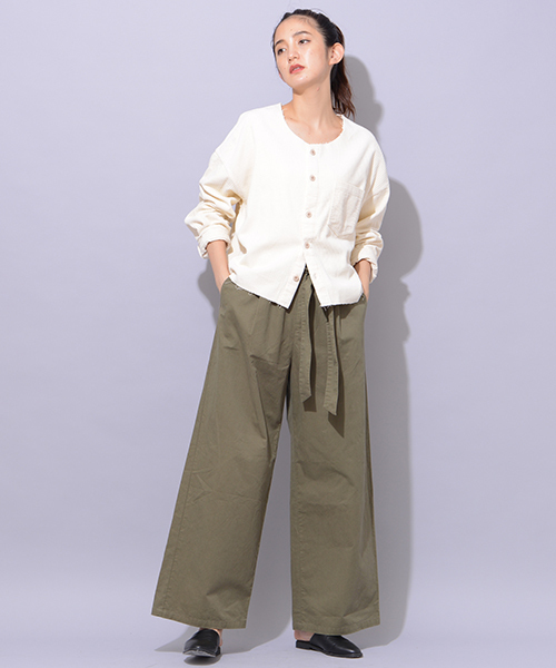 CIAOPANIC(チャオパニック)の「太畝コーデュロイシャツジャケット(シャツ/ブラウス・レディース・ブラック/ブラウン/アイボリー・FREE)」の18枚目の写真