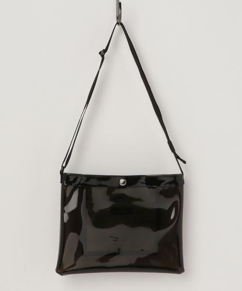 UP START（アップスタート）の「クリアビニールサコッシュ/ビーチバッグ（ショルダーバッグ・レディース・クリアブラック/ピンク/クリア・FREE）」の2枚目の写真