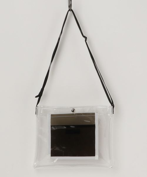 UP START（アップスタート）の「クリアビニールサコッシュ/ビーチバッグ（ショルダーバッグ・レディース・クリアブラック/ピンク/クリア・FREE）」の8枚目の写真