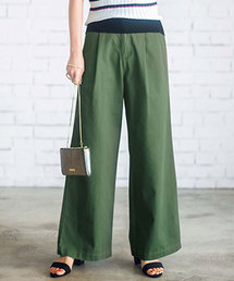 GeeRA | ゴムベルト付チノワイドパンツ(その他パンツ)