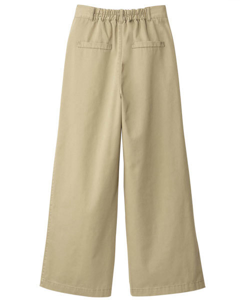 GeeRA(ジーラ)の「ゴムベルト付チノワイドパンツ(その他パンツ・レディース・ブルー系その他/ベージュ/カーキ/ブラック・SMALL/X-LARGE/XX-LARGE/LARGE/MEDIUM)」の14枚目の写真